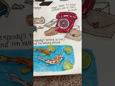 falling behind by laufey lyric art💗 #art #lyrics #music #taylorswift #laufey #viralvideo #fyp