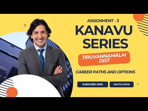 🌟 Kanavu Series – Tiruvannamalai Edition🎓 Explore Local Career Paths & Study Options  #careernexus
