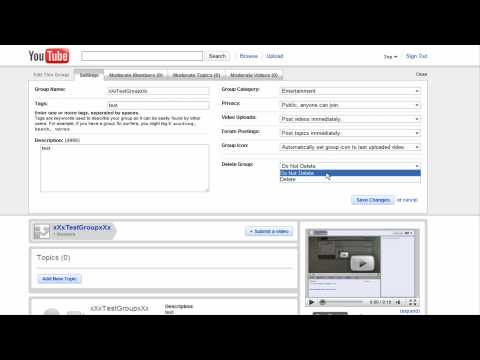 Deleting YouTube Groups is IMPOSSIBLE!