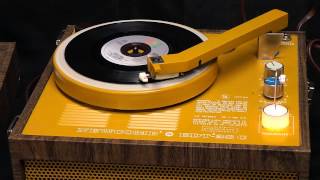 Vintage Newcomb Portable Record Player Edt-28C Play Tested See Video