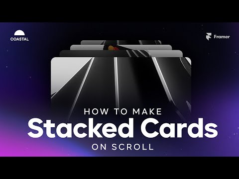 How To Make Stacked Cards on Framer