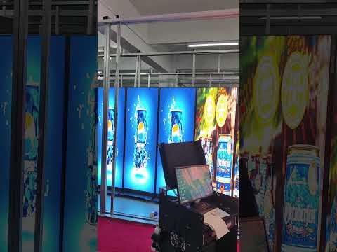 LED poster screen which can be played individually or spliced #ledscreen #leddisplay #posterscreen
