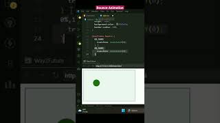 Bounce Animation ⚪ #javascriptinterviewquestions #htmlcsswebsite #htmlcss #csstutorial #htmltutorial
