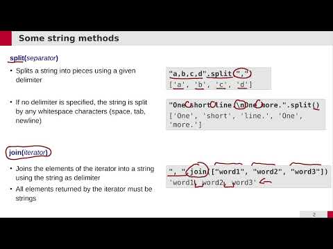SciPro Python 2024: 07 - String methods