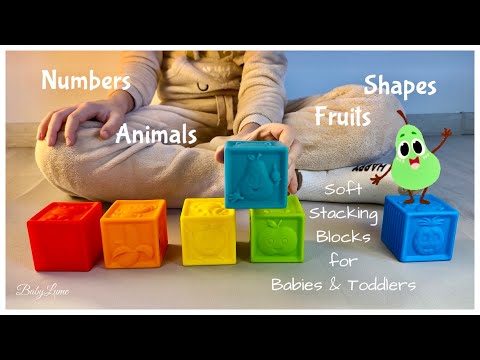 Numbers - Animals - Fruits - Shapes 🌈 How to Teach the Basics for Babies & Toddlers 🤍 BabyLume ⭐️