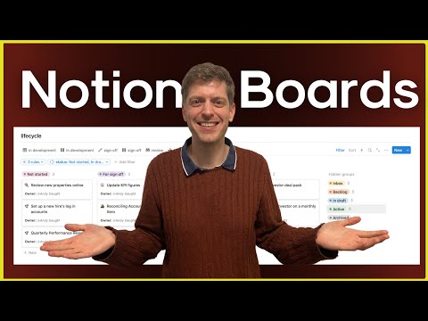 5 Remarkably Simple NOTION Board View EXAMPLES | Database Tutorial