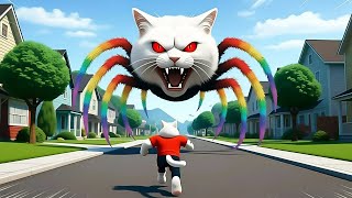 🐱🕸️ AI Cat Story: The Kitten and a Spider’s Sparkling Secret #aicat #story#short