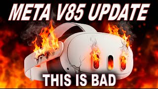 Meta Quest v85 Update Just Broke My Headset… Is This Permanent?