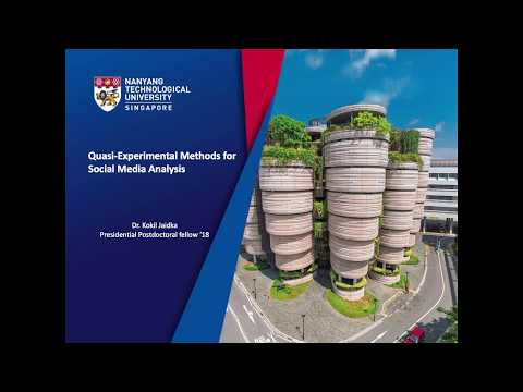 Quasi-experimental methods for social media analysis / Kokil Jaidka