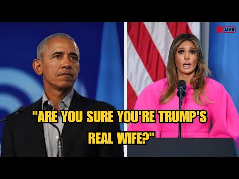 Barack Obama LAUGHED When Melania Trump Tried To “Educate” Him — She INSTANTLY REGRETTED IT