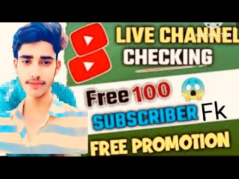 लाईव चेनल परमोसन फिरी live channel promotion 100 free subscribe#livechannel#viralvideo