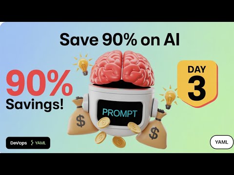 Day 3 | Save 90% on AI Costs | 4 Super Prompt Engineering Tricks Every DevOps Engineer Needs! |#ai