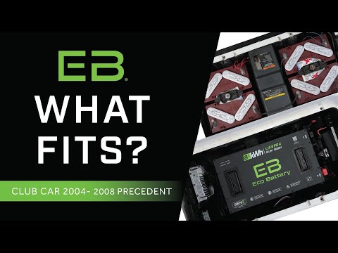 What Fits? | 2004-08 Club Car Precedent Overview | Battery and AC Bundles