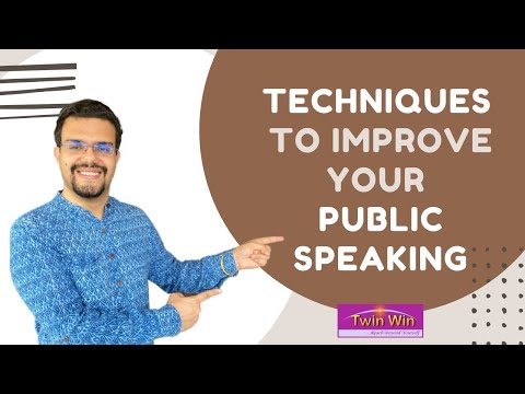 2 TECHNIQUES TO IMPROVE YOUR PUBLIC SPEAKING [PUBLIC SPEAKING TECHNIQUES]