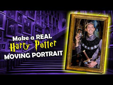 How To Make a REAL Harry Potter Moving Painting