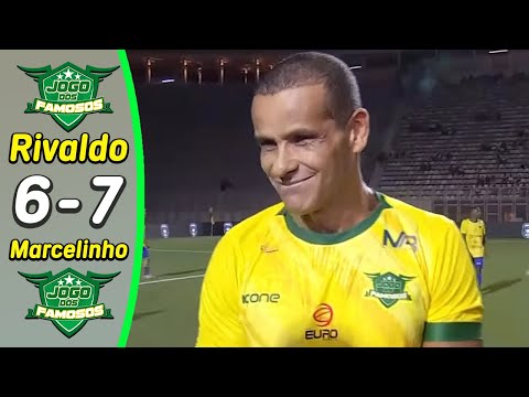 Rivaldo Team - Marcelinho Team 6:7 - All Goals & Highlights | Rivaldo Assist & Rogerinho R9 Goal
