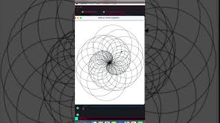 Circle Design Using python turtle | 10 lines code | #shorts #design # programming | Sandeep Makwana