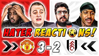 Man United's Rivals & Haters DEVASTATED 😫 Reactions to Man United 3-2 Fulham | Premier League