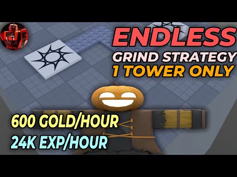 The BEST Endless Grinding Strategy [Tower Defense X]