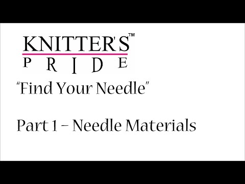 Find Your Needle with Staci Perry: Needle Materials
