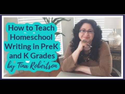 How to Teach Homeschooled Kids Writing In Prek and K by Tina Robertson