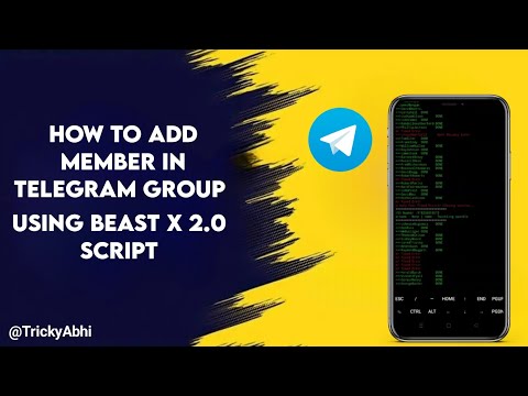 How to add  Member In Telegram Group Using Beast X 2.0 Script 🔥 | Member Adding Script| TrickyAbhi