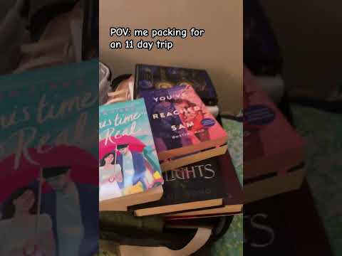 I’m a vibe reader so packing is difficult😔(I’ll be posting drafts for a while btw) #bookbites #trip