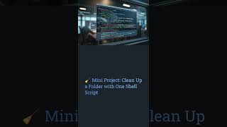 🧹 Mini Project: Folder Cleanup Script in Shell Scripting | By Durga Sir