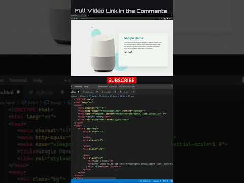 GSAP Tutorial- Google Home Landing Page #coding #html #css #websitedesign #gsap #gsapanimation #js