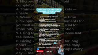 🩺 A longevity doctor says stop doing these immediately. #longevity #healthyhabits #wellnesstips