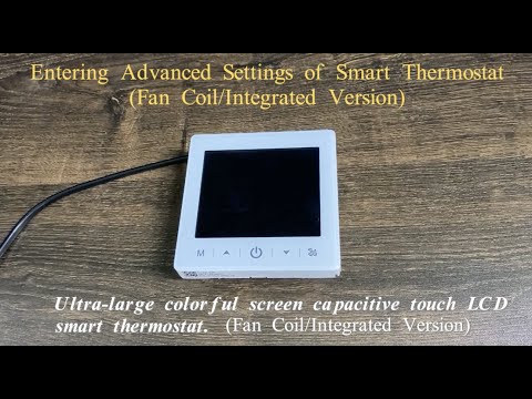 Entering Advanced Settings of Smart Thermostat(Fan coil/Integrated Version) -39
