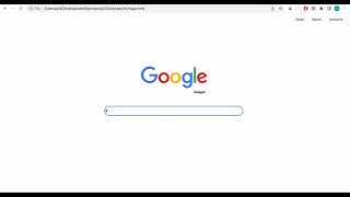 CS50w - Google Search Page