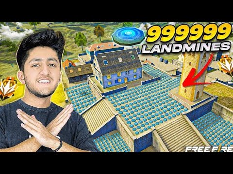 10 Million Landmines In One Match 1 vs 40 Only Landmine Challenge - Free Fire