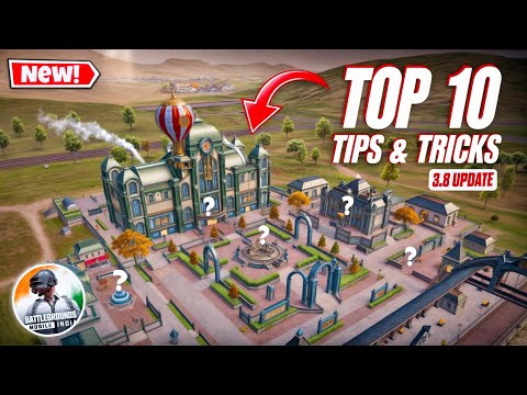 Top 10 Tips & Tricks New 3.8 UPDATE BGMI 🔥Attack on Titan Mode & ODM Gear Guide | Bixi op