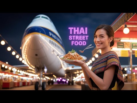🇹🇭 Pattaya to Airplane Night Market | Thailand Nightlife in 4K