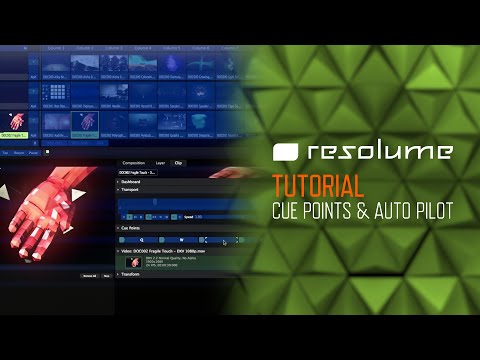 Resolume Arena & Avenue (Tutorial): Cue Points & Auto Pilot