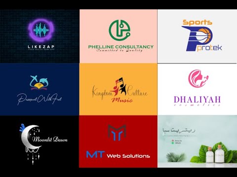 creative minimalist business logo and branding