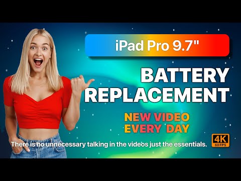 iPad Pro 9.7" battery replacement | Battery repair guide | How to change iPad battery
