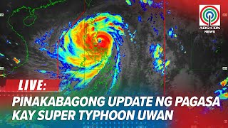 LIVE: PAGASA gives latest update on Super Typhoon #UwanPH as of 11:00 PM | November 9