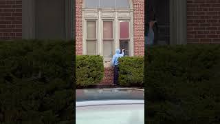 Washing windows in the rain lol….. #anotherbrickinthewall