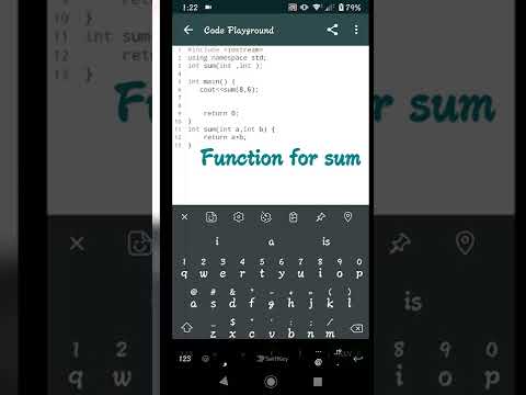 C++ function to calculate sum of two numbers using C++ #c++