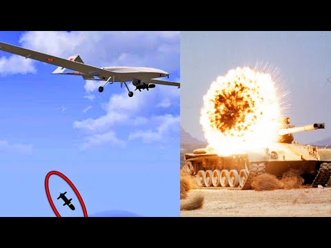 Horrible Attack!!! Ukraine using Modified Drone To Destroy Russian Tanks