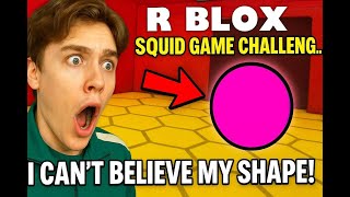 Roblox Squid Game Challenge… I Can’t Believe My Shape! 1 part