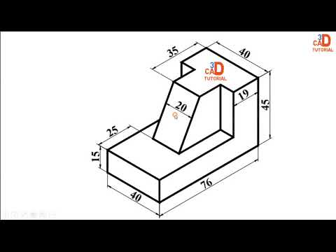 SolidWorks Tutorial for beginners Exercise 04   by using proper command