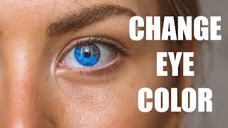 How to Change eyes color in Photoshop in  1 minute #photoshop_tutorial #1minutetutorial
