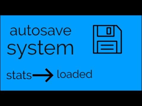 Roblox Studio scripting tutorial how to make autosave system