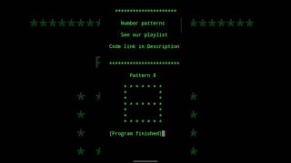 Make Eight(8) like pattern IN C LANGUAGE #c #pattern #codmobile #programming #cod #trending
