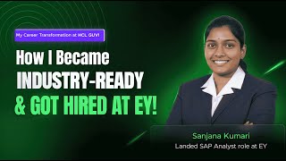 From Fresher to SAP Analyst at EY | My HCL GUVI Journey