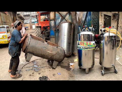 How They Made a High Quality Air Storage Compressor