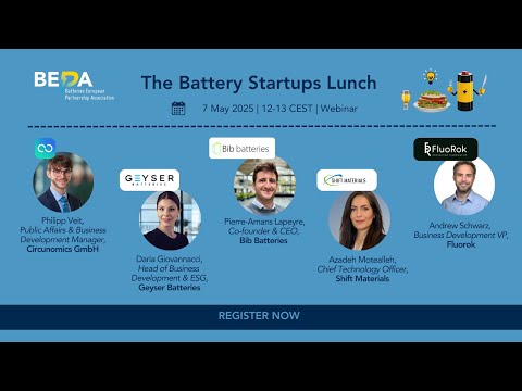 The Battery Startups Lunch: 7 May 2025